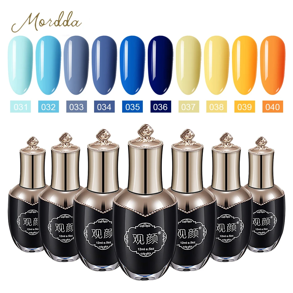 MORDDA 12ml Nail Gel Polish High Quality Long Lasting Salon LED Gel Varnish Soak Off Gel Nail Polish All For Nails Art DIY
MORDDA 12ml Nail Gel Polish High Quality Long Lasting Salon LED Gel Varnish Soak Off Gel Nail Polish All For Nails Art DIY
