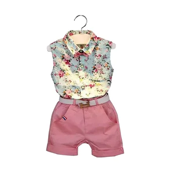 Boy Clothes Summer Fashion Floral Sleeveless Shirt Shorts Belt Three-piece Baby 3-7 Y Child Quality Clothing 2019 Hot Sale
Boy Clothes Summer Fashion Floral Sleeveless Shirt Shorts Belt Three-piece Baby 3-7 Y Child Quality Clothing 2019 Hot Sale