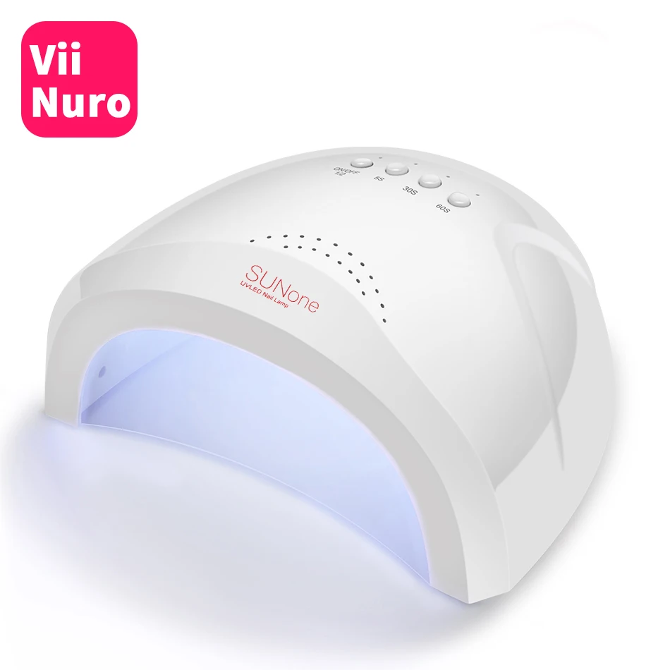 ViiNuro 48W Sun One UV Led Nail Lamp For Gel Polish And Nails Gel Polish UV Light Nail Dryer 30/60/90s Timer Smart Touch Button
ViiNuro 48W Sun One UV Led Nail Lamp For Gel Polish And Nails Gel Polish UV Light Nail Dryer 30/60/90s Timer Smart Touch Button