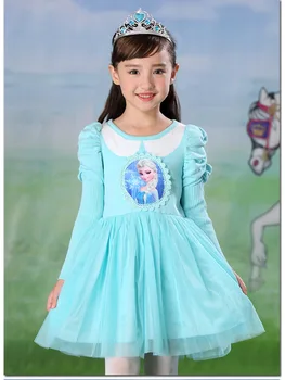 New Autumn Winter Girls Long sleeve Sweater Dress Children Clothes Cute Blue Puff Sleeve Elsa Princess Dress Party Costume.YL19B
New Autumn Winter Girls Long sleeve Sweater Dress Children Clothes Cute Blue Puff Sleeve Elsa Princess Dress Party Costume.YL19B