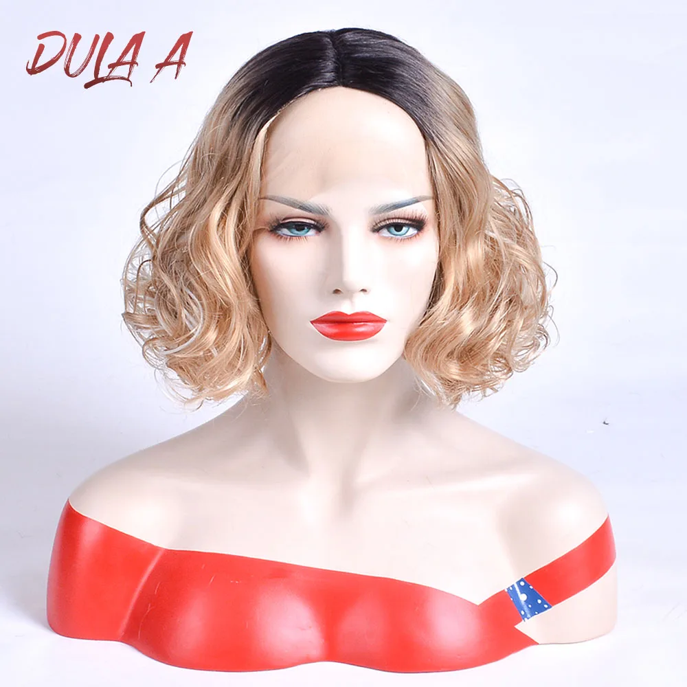 Dula A Ombre Synthetic Lace Front Wigs for Black White Women Short Bob Lace Loose wave Wigs Middle Part 150% Density Cute
Dula A Ombre Synthetic Lace Front Wigs for Black White Women Short Bob Lace Loose wave Wigs Middle Part 150% Density Cute