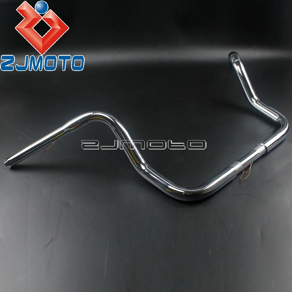 Chrome Motorcycle 1-1/4" Ape Hanger Bar 12" Rise Handlebar For Harley Touring 2008-Up Batwing Fairing Custom Handlebar 38" Width
Chrome Motorcycle 1-1/4" Ape Hanger Bar 12" Rise Handlebar For Harley Touring 2008-Up Batwing Fairing Custom Handlebar 38" Width