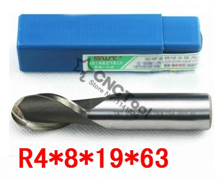 Free shipping 5PCS R4.0 high speed steel ball end milling cutter, straight shank white steel cutter, R alloy milling cutter
Free shipping 5PCS R4.0 high speed steel ball end milling cutter, straight shank white steel cutter, R alloy milling cutter