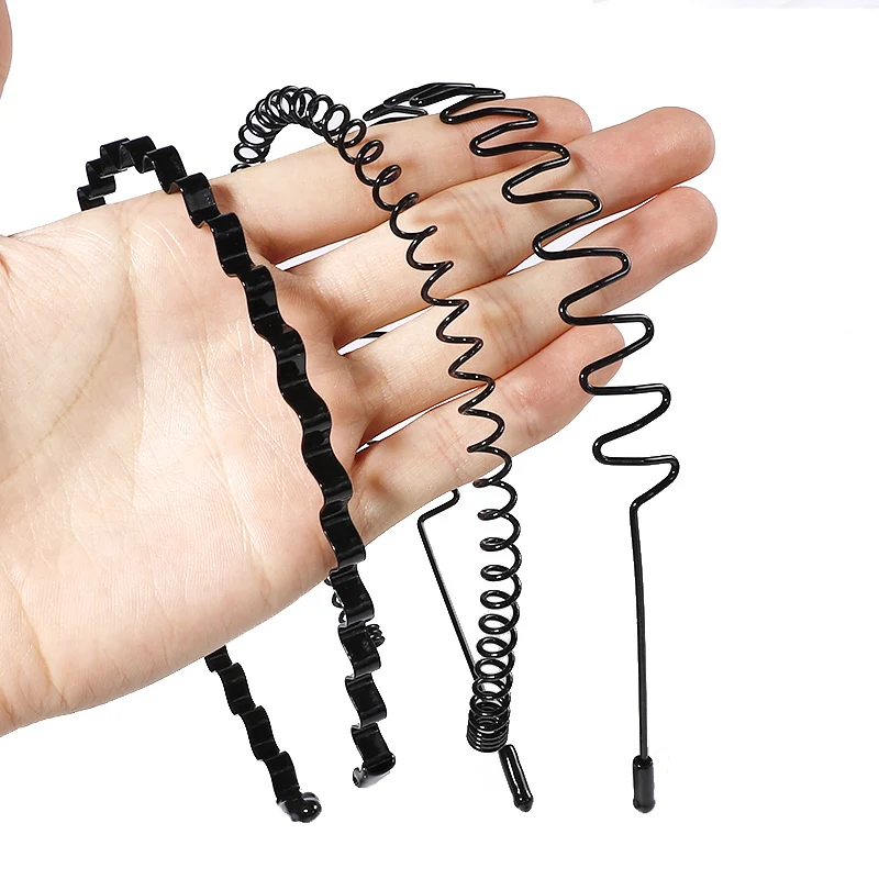 New Fashion Black Metal Waved Style Alice Sports Hairband Solid Men Women Unisex Hair Band 1Pcs Casual Adult Headwear Wholesale
New Fashion Black Metal Waved Style Alice Sports Hairband Solid Men Women Unisex Hair Band 1Pcs Casual Adult Headwear Wholesale