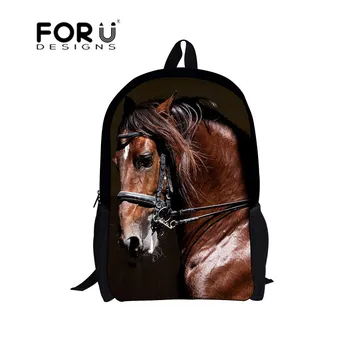 FORUDESIGNS New Popular High Quality 16 inch Cool Horse Printing Children Backpack Bookback for Kid's Primary School Bag
FORUDESIGNS New Popular High Quality 16 inch Cool Horse Printing Children Backpack Bookback for Kid's Primary School Bag
