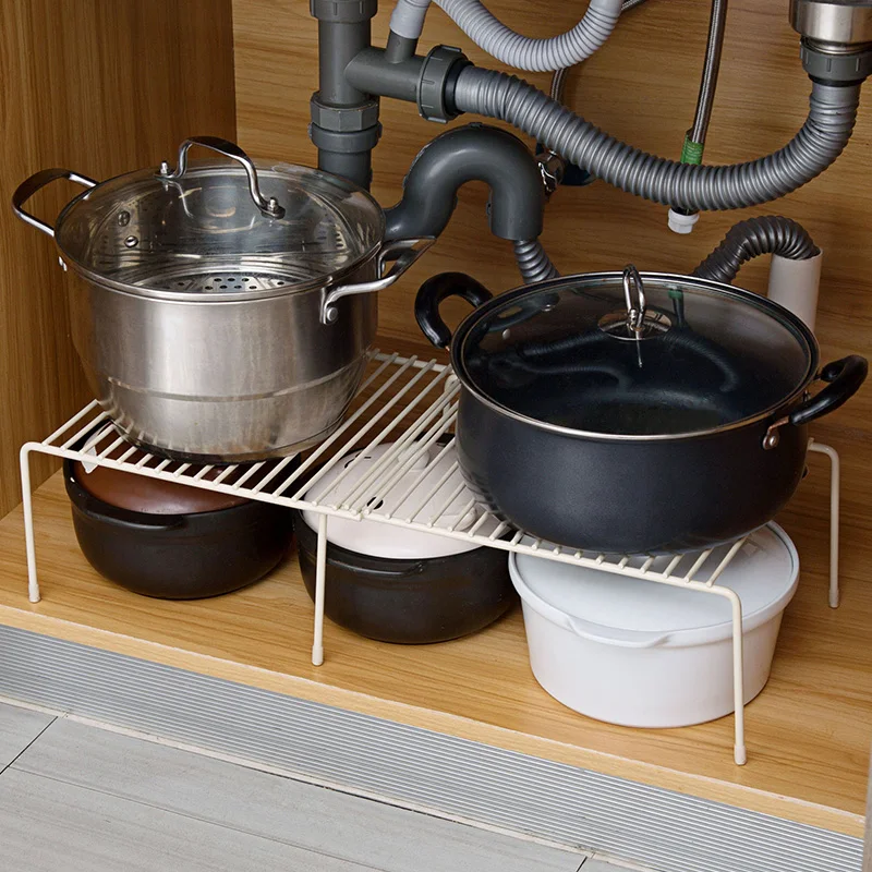 Iron Adjustable Kitchen Under Sink Storage Rack Dish Drying Rack Seasoning Cans Bottles Shelf Cabinet Organizer Cooker Holder
Iron Adjustable Kitchen Under Sink Storage Rack Dish Drying Rack Seasoning Cans Bottles Shelf Cabinet Organizer Cooker Holder