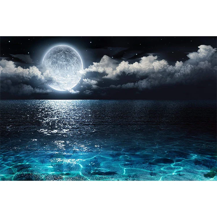 Фото Картина из круглых страз 5d изысканная вышивка картина со спокойным морем
