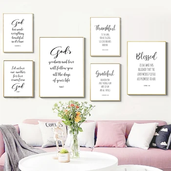 Bible Verse Typography Christian Wall Art Canvas Painting Scripture God Quote Posters and Prints Pictures Living Room Home Decor
Bible Verse Typography Christian Wall Art Canvas Painting Scripture God Quote Posters and Prints Pictures Living Room Home Decor