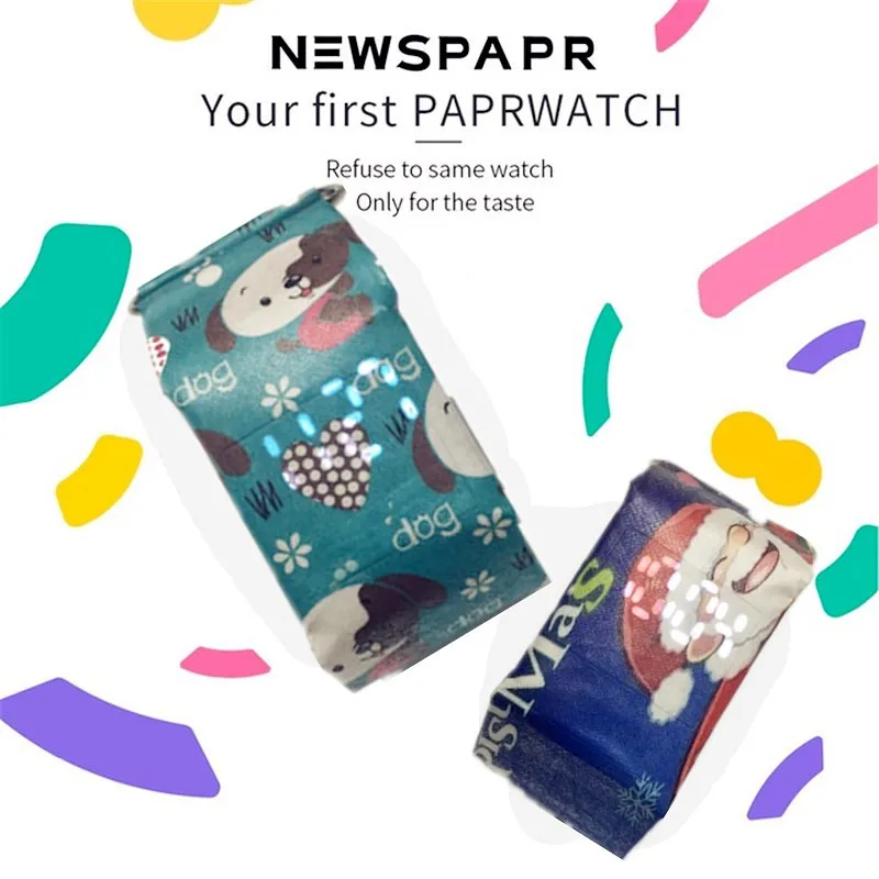 Paperwatch Cute Children Watch Boy Girl LED Digital Sports Paper Watches Women Men Kids Casual Wrist Watch Reloj Homb Christmas
Paperwatch Cute Children Watch Boy Girl LED Digital Sports Paper Watches Women Men Kids Casual Wrist Watch Reloj Homb Christmas