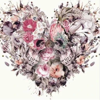Full 5D Diy Daimond Embroidery "Heart-shaped Skull Flower" 3D Diamond Painting Full Round Rhinestones Diamant Painting mosaic
Full 5D Diy Daimond Embroidery "Heart-shaped Skull Flower" 3D Diamond Painting Full Round Rhinestones Diamant Painting mosaic
