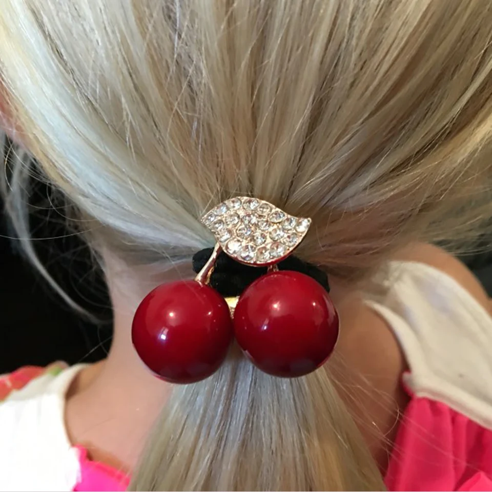 Women Simulated Pearl Hair Band Cherry Rubber Band Elastic Hair Bands Girls Hair Accessories Ladies Hairband
Women Simulated Pearl Hair Band Cherry Rubber Band Elastic Hair Bands Girls Hair Accessories Ladies Hairband