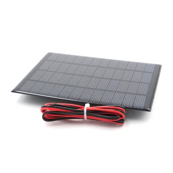 Polycrystalline Solar Panel 12V 2W + 100cm extend cable DIY Battery Charger Module Mini Solar Cell wire toy
Polycrystalline Solar Panel 12V 2W + 100cm extend cable DIY Battery Charger Module Mini Solar Cell wire toy