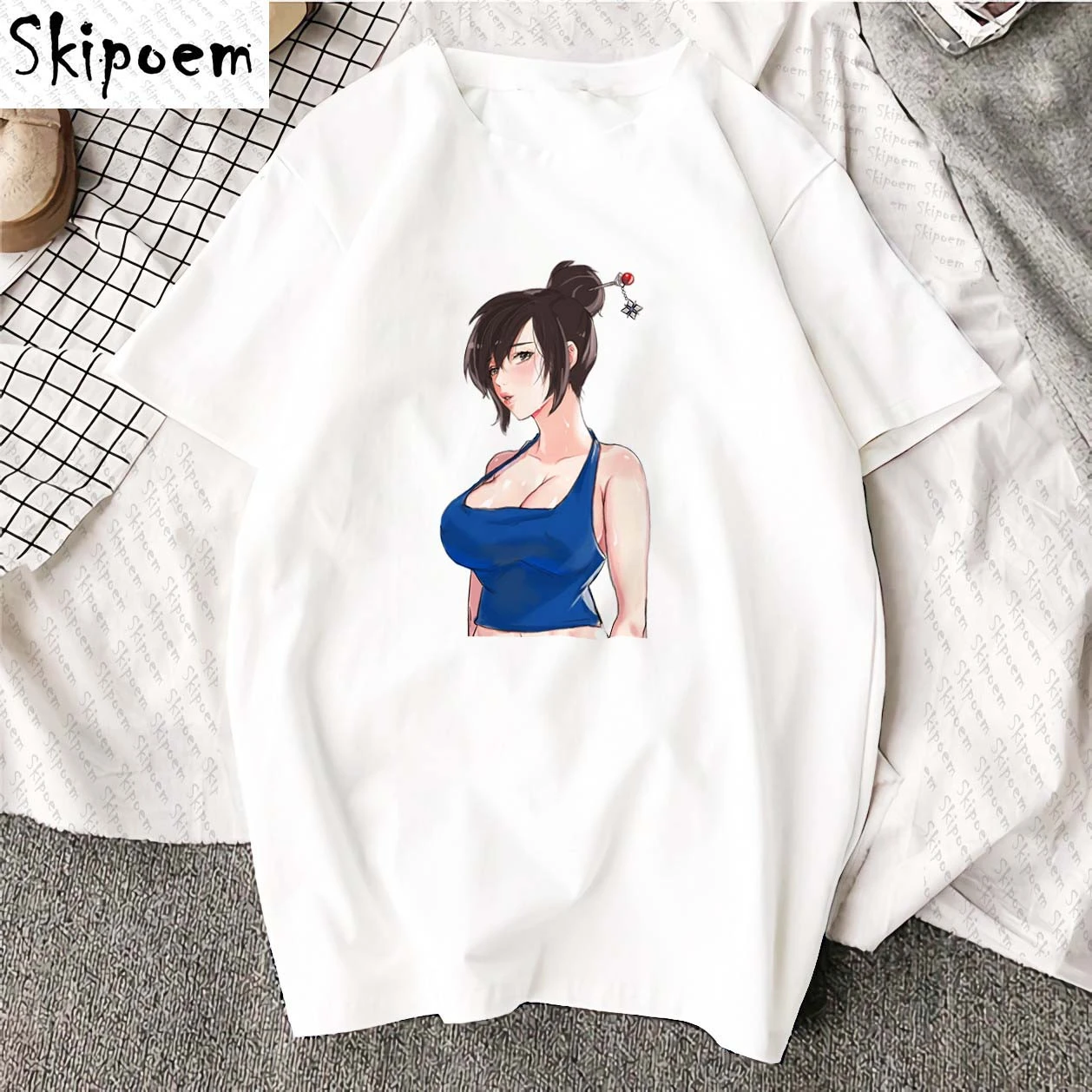 New Cotton Women T shirt Sexy Anime Girl Mei Simple Artwork Print Short Sleeve Tops & Tees Fashion Casual Brand Clothing
New Cotton Women T shirt Sexy Anime Girl Mei Simple Artwork Print Short Sleeve Tops & Tees Fashion Casual Brand Clothing