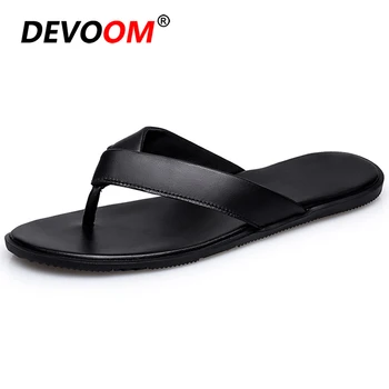 Fashion Genuine Leather Men Hot Sale Flip Flops Slippers Men Lightweight Rubber Slippers Flip Flops Summer Slippers Men Black 44
Fashion Genuine Leather Men Hot Sale Flip Flops Slippers Men Lightweight Rubber Slippers Flip Flops Summer Slippers Men Black 44