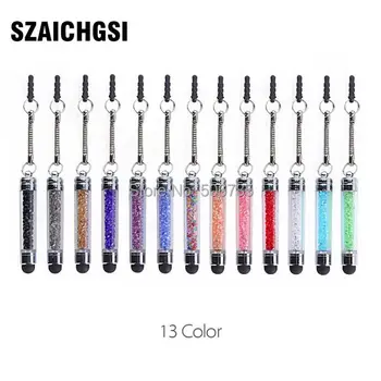 SZAICHGSI Wholesale 200pcs/lot Luxury Diamond Crystal Touch Screen Capacitive Stylus Ball Bling Pen Pens For iphone PC Tablet
SZAICHGSI Wholesale 200pcs/lot Luxury Diamond Crystal Touch Screen Capacitive Stylus Ball Bling Pen Pens For iphone PC Tablet