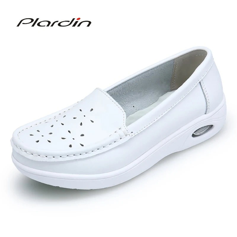 Plardin Women Loafers Shoes Genuine Leather Slip On Walking Shoes White Sneakers Casual Shoes Ballet Flats Hospital Nurse Shoes
Plardin Women Loafers Shoes Genuine Leather Slip On Walking Shoes White Sneakers Casual Shoes Ballet Flats Hospital Nurse Shoes