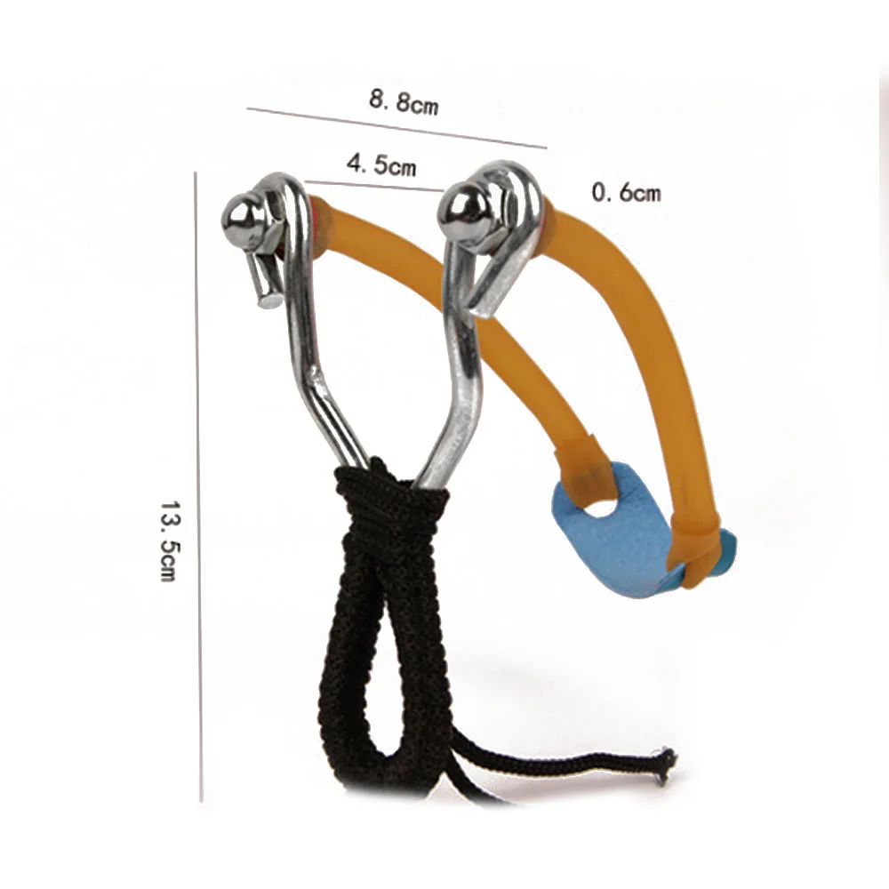 13.5CM Stainless Steel Strong Power Hunting Camping Slingshot Rubber Band Elastic Slingshot EDC Outdoor Catapult Tool Kids Gift
13.5CM Stainless Steel Strong Power Hunting Camping Slingshot Rubber Band Elastic Slingshot EDC Outdoor Catapult Tool Kids Gift