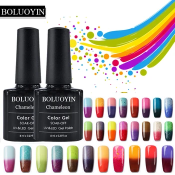 Temperature Change Uv Gel Polish Nails Art Manicure Soak Off Varnish Women Gradient Gels Enviromental esmalte semipermanente
Temperature Change Uv Gel Polish Nails Art Manicure Soak Off Varnish Women Gradient Gels Enviromental esmalte semipermanente