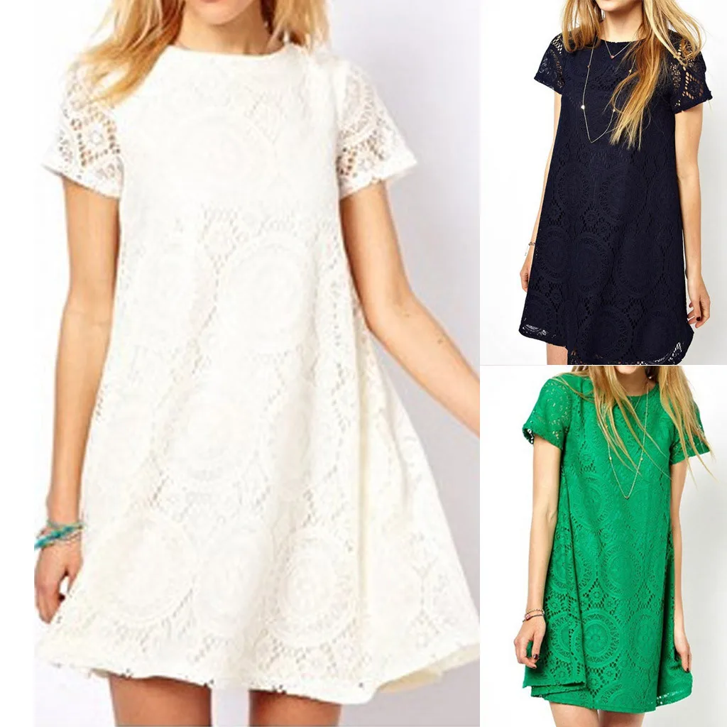 2019 JAYCOSIN Fashion Women Summer Sexy Casual Plus Size Solid Short Sleeve O-Neck Lace Hollow Out Sweet Dress April9 P30
2019 JAYCOSIN Fashion Women Summer Sexy Casual Plus Size Solid Short Sleeve O-Neck Lace Hollow Out Sweet Dress April9 P30
