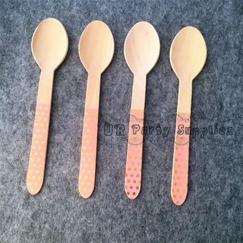 Free Shipping!!! Wooden Spoons Pastel Pink with Foil Gold Dot Wood Spoons Wedding Tasting Ice Cream Dessert Jar Treat Spoons
Free Shipping!!! Wooden Spoons Pastel Pink with Foil Gold Dot Wood Spoons Wedding Tasting Ice Cream Dessert Jar Treat Spoons
