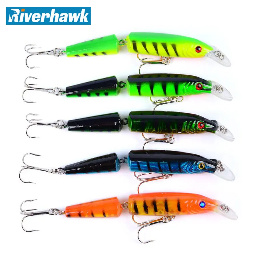 RiverHawk 2016 good fishing lure minnow 5 pcs quality professional bait 10.5cm 9.2 g swim bait jointed bait equipped
RiverHawk 2016 good fishing lure minnow 5 pcs quality professional bait 10.5cm 9.2 g swim bait jointed bait equipped