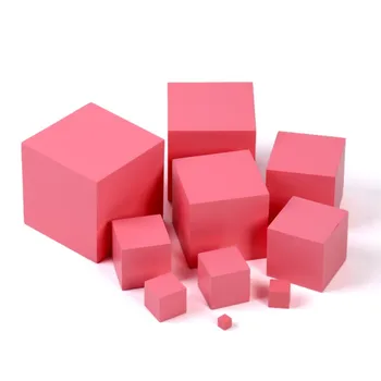 Montessori Pink Tower Math Toys Early Childhood Education Family equipment Kids Toys
Montessori Pink Tower Math Toys Early Childhood Education Family equipment Kids Toys