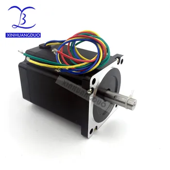 Nema 34 Stepper Motor 86BYG 114MM 5A / 1230 oz-in Stepper Motor Shaft 14mm for CNC Engraving Machine High Torque
Nema 34 Stepper Motor 86BYG 114MM 5A / 1230 oz-in Stepper Motor Shaft 14mm for CNC Engraving Machine High Torque