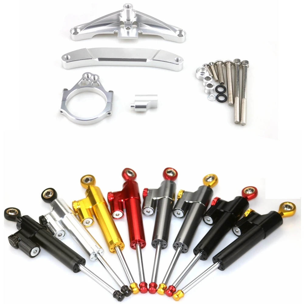 Motorcycle cnc Universal Stabilizer Damper Complete Steering Mounting Bracket For YAMAHA FZ1 FAZER 06-07-08-09-10-11-12-13-14-15
Motorcycle cnc Universal Stabilizer Damper Complete Steering Mounting Bracket For YAMAHA FZ1 FAZER 06-07-08-09-10-11-12-13-14-15