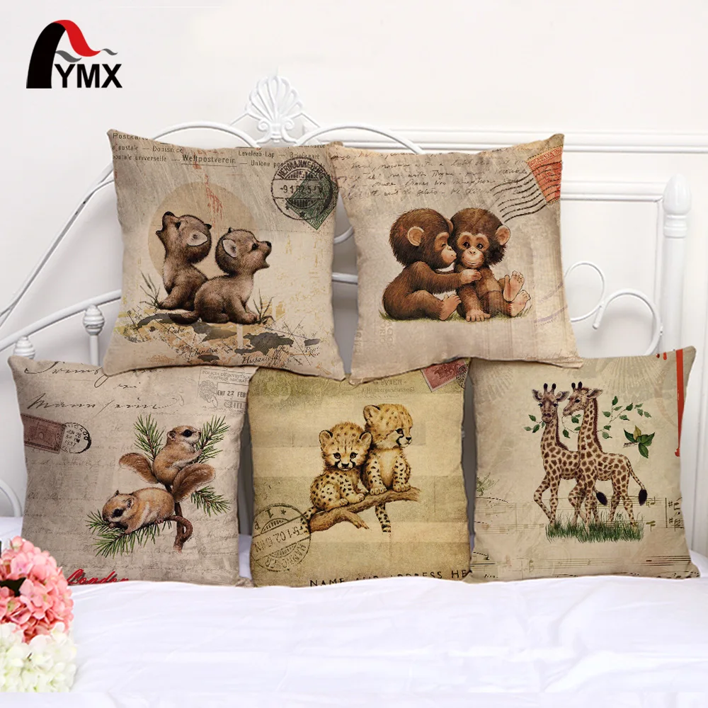 Koala Giraffe Cotton and Linen Cushion Cover Cute Animal Pillow Case For Sofa Seat Home Decorative Pillowcases cojines
Koala Giraffe Cotton and Linen Cushion Cover Cute Animal Pillow Case For Sofa Seat Home Decorative Pillowcases cojines