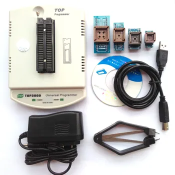 New TOP3000 +4adapter USB universal programmer EPROM MCU PIC AVR PLCC 44 Scoket
New TOP3000 +4adapter USB universal programmer EPROM MCU PIC AVR PLCC 44 Scoket