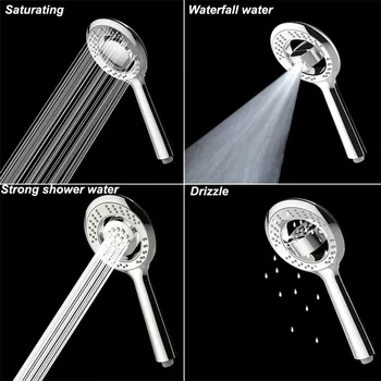 Handheld Shower ABS Plating Shower Oxygen-Containing Water-saving Shower Head Bathroom Products Handheld Shower
Handheld Shower ABS Plating Shower Oxygen-Containing Water-saving Shower Head Bathroom Products Handheld Shower