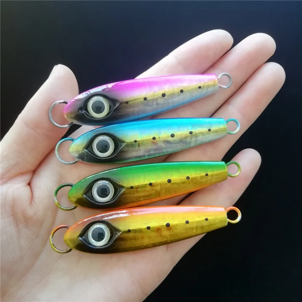 Swolfy 4pcs 6cm 40g New Metal Cast Jig Spoon Shore Casting Jigging Lead Fish Sea Bass Fishing Lure Artificial Bait Tackle
Swolfy 4pcs 6cm 40g New Metal Cast Jig Spoon Shore Casting Jigging Lead Fish Sea Bass Fishing Lure Artificial Bait Tackle