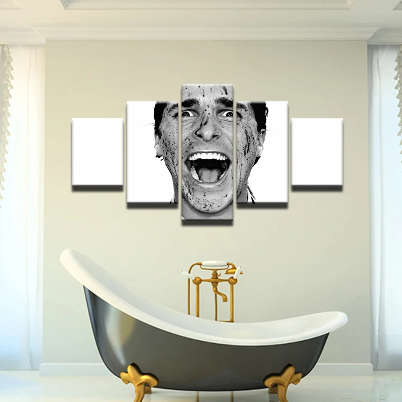 Modern HD 5 Piece Canvas Art Printed American Psycho Horror Movie Poster Painting Room Decor Wall Art Wholesale
Modern HD 5 Piece Canvas Art Printed American Psycho Horror Movie Poster Painting Room Decor Wall Art Wholesale