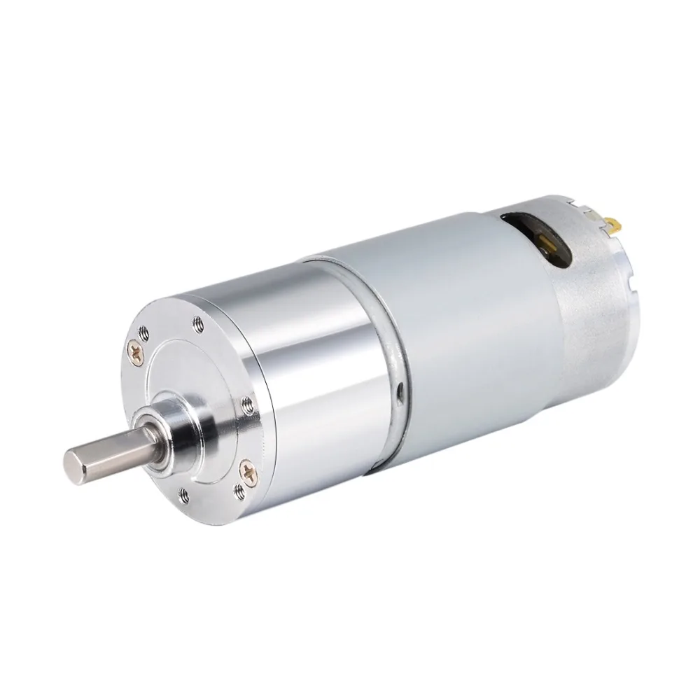 UXCELL DC 24V 300 RPM DC 12V 10RPM Gear Motor High Torque Electric Reduction Gearbox Centric Output Shaft ZGB37RH
UXCELL DC 24V 300 RPM DC 12V 10RPM Gear Motor High Torque Electric Reduction Gearbox Centric Output Shaft ZGB37RH