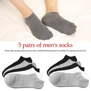 5 Pairs Men Short Socks Breathable Low Cut Invisible Boat Socks Nonslip Comfortable Men Ankle Cotton Socks
5 Pairs Men Short Socks Breathable Low Cut Invisible Boat Socks Nonslip Comfortable Men Ankle Cotton Socks