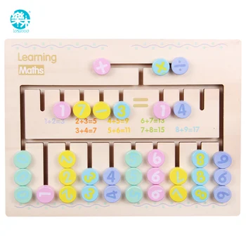 Children Wooden Math Toys Montessori Materials Learning To Count Numbers Matching Digital match Early Education Teaching
Children Wooden Math Toys Montessori Materials Learning To Count Numbers Matching Digital match Early Education Teaching