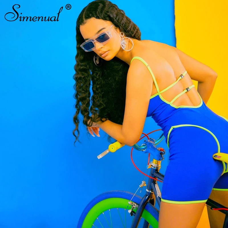 Sexy Jumpsuit Workout Fitness Casual Sporty Active Wear Backless OG0672