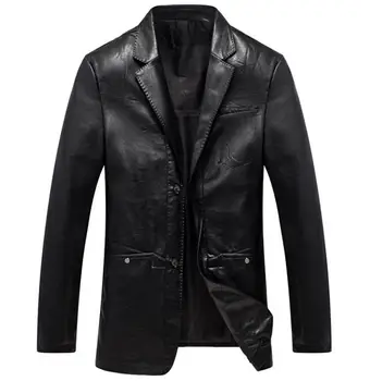 2018 Fall New Men's Business Casual Leather Jacket Men's Fashion Slim Leather Jacket Large Size M-3XL
2018 Fall New Men's Business Casual Leather Jacket Men's Fashion Slim Leather Jacket Large Size M-3XL