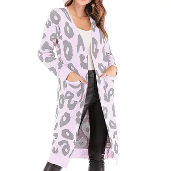 2019 Hot Women Cardigan Christmas Leopard Print Autumn Winter Pockets Sweater Casual Loose Cardigan HD88
2019 Hot Women Cardigan Christmas Leopard Print Autumn Winter Pockets Sweater Casual Loose Cardigan HD88