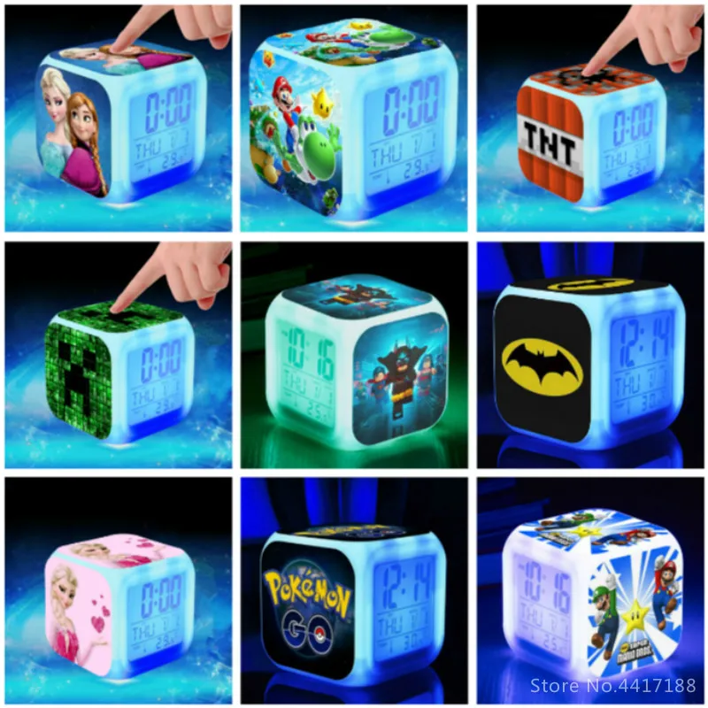 Kids Toys Alarm Clock Cartoon Digital Clock Wake Up Light Electronic Led Clock Reloj Despertador Table Reveil Desk Wekker
Kids Toys Alarm Clock Cartoon Digital Clock Wake Up Light Electronic Led Clock Reloj Despertador Table Reveil Desk Wekker