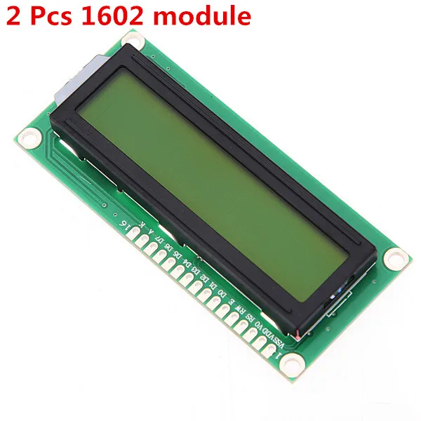 Hot Sale 2PCS LCD1602 1602 module Blue screen 16x2 Character LCD Display Module HD44780 Controller blue blacklight WAVGAT
Hot Sale 2PCS LCD1602 1602 module Blue screen 16x2 Character LCD Display Module HD44780 Controller blue blacklight WAVGAT