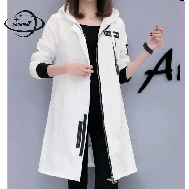 YAUAMDB women trench 2017 autumn winter size S-2XL female hooded pocket coat ladies fashion zipper solid long windbreake y77
YAUAMDB women trench 2017 autumn winter size S-2XL female hooded pocket coat ladies fashion zipper solid long windbreake y77