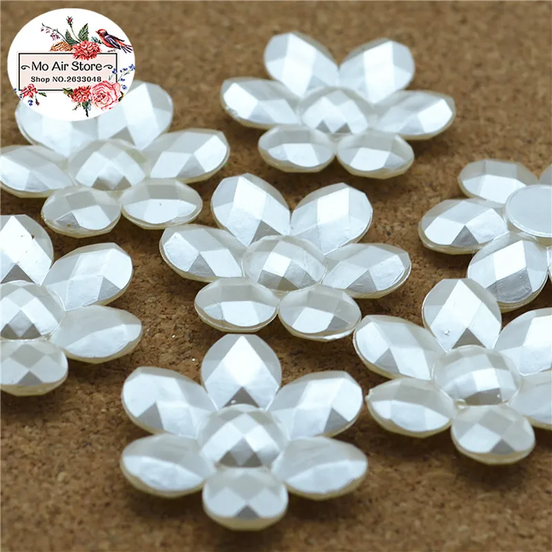 10pcs/lot 27mm ivory flower pearl Beads ABS Resin Flatback Simulated pearl Beads DIY beads
10pcs/lot 27mm ivory flower pearl Beads ABS Resin Flatback Simulated pearl Beads DIY beads