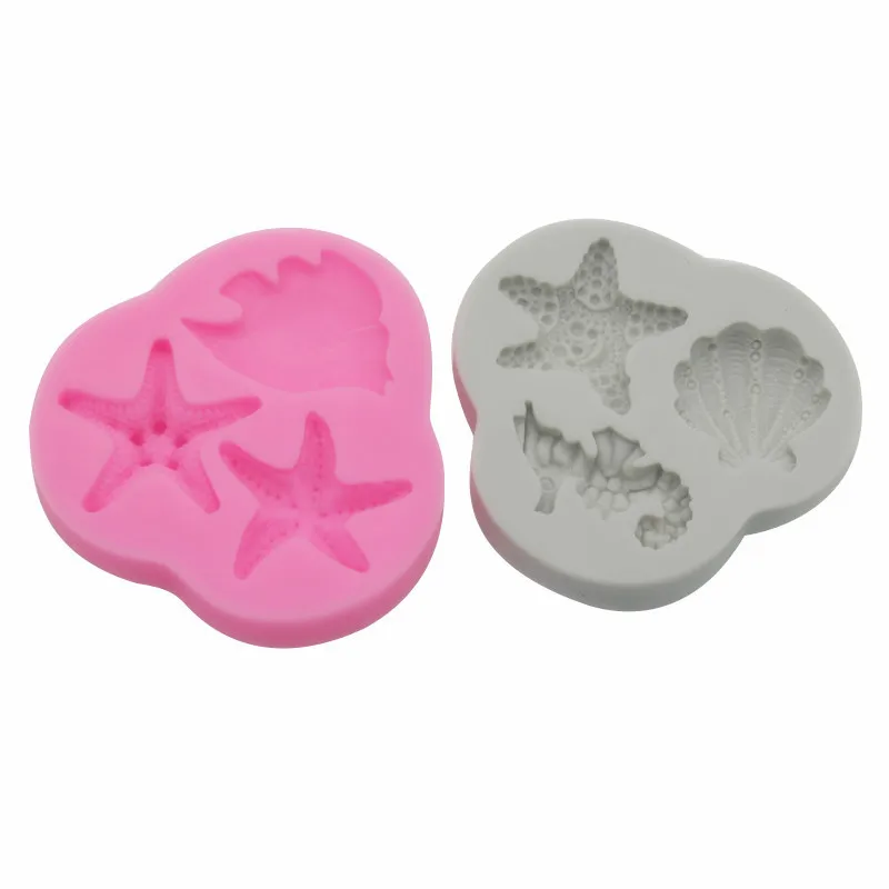 Starfish Shell Sea Shellfish silicone silicone mold DIY flip sugar soft pottery clay modeling tool
Starfish Shell Sea Shellfish silicone silicone mold DIY flip sugar soft pottery clay modeling tool
