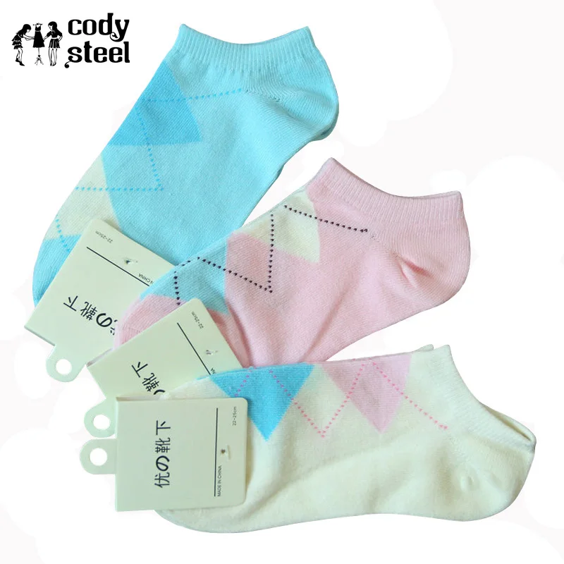 Cody Steel Fashion Socks Woman Simple Diamond Cotton Socks Casual Women All-Match Summer Ankle Sock Female 3pairs/lot
Cody Steel Fashion Socks Woman Simple Diamond Cotton Socks Casual Women All-Match Summer Ankle Sock Female 3pairs/lot