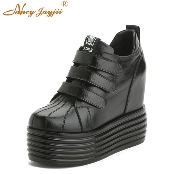 2018 Genuine Leather Women Ankle Boots Hoop&Loop Flat With Round Toe Sexy Motorcycles Platform Black Fashion High Solid Size 39
2018 Genuine Leather Women Ankle Boots Hoop&Loop Flat With Round Toe Sexy Motorcycles Platform Black Fashion High Solid Size 39