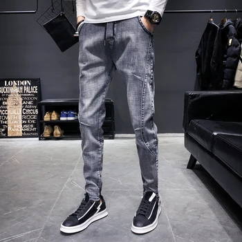 New Classic Male Fashion Designer Elastic drawstring Slim Black Jeans Mens Skinny Jeans Patchwork Slim Fit Stretch Denim Pants
New Classic Male Fashion Designer Elastic drawstring Slim Black Jeans Mens Skinny Jeans Patchwork Slim Fit Stretch Denim Pants