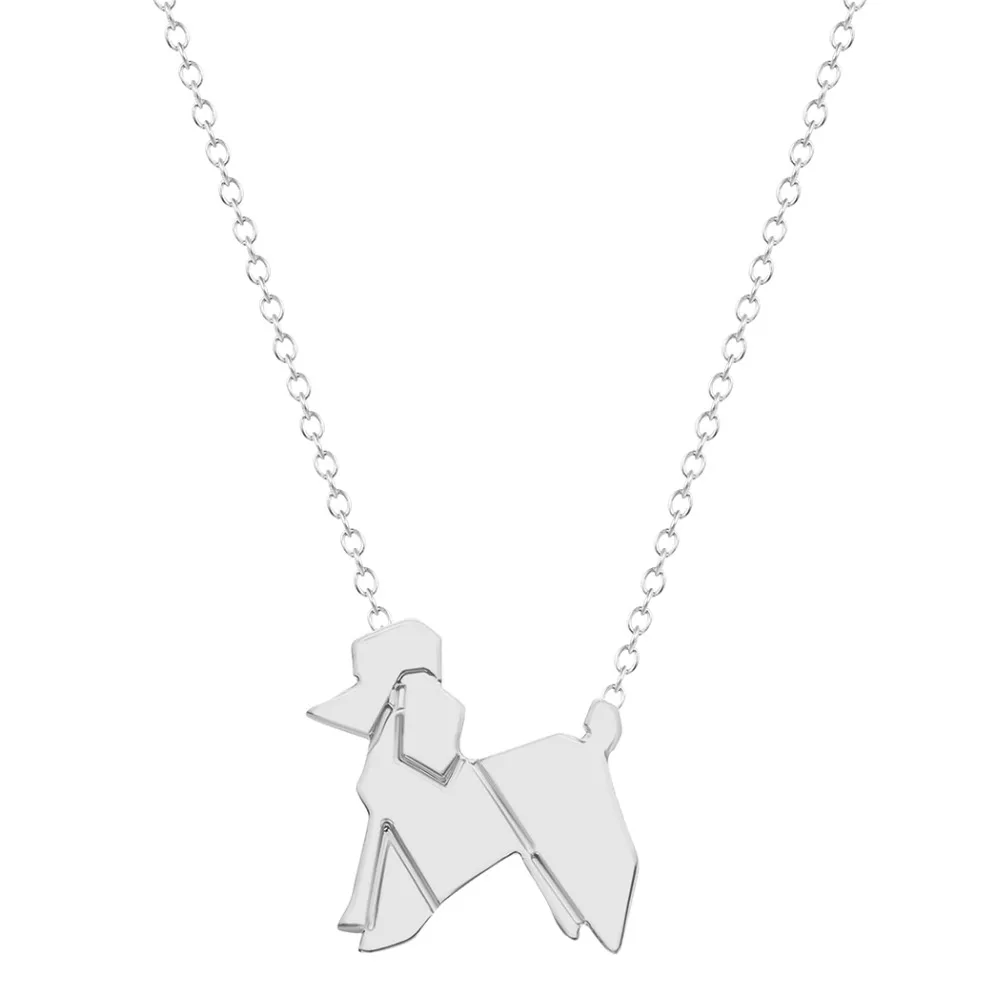CHENGXUN Origami Lovely Balloon Poodle Dog Pendant Necklace Charm Animal Jewelry Necklace for Girl Women Pendants Animal Lover
CHENGXUN Origami Lovely Balloon Poodle Dog Pendant Necklace Charm Animal Jewelry Necklace for Girl Women Pendants Animal Lover