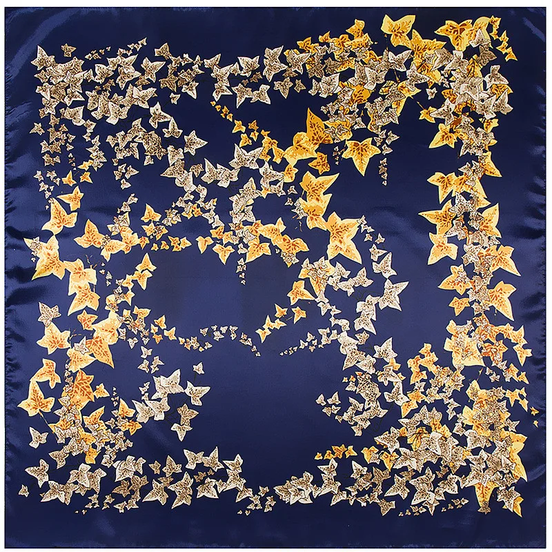 POBING Square Hijab Scarf Women Fashion Plant Leaves Print Soft Satin Scarves Head Handkerchief Wholesale Shawl Wraps 90x90CM
POBING Square Hijab Scarf Women Fashion Plant Leaves Print Soft Satin Scarves Head Handkerchief Wholesale Shawl Wraps 90x90CM