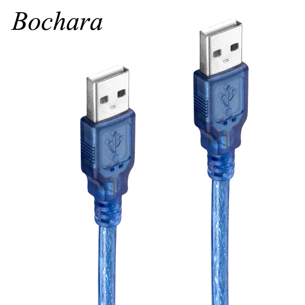 Bochara USB 2.0 Type A Male to USB 2.0 Type A Male Data Cable For HDD PC Dual Shielding(Foil+Braided) 30cm 50cm
Bochara USB 2.0 Type A Male to USB 2.0 Type A Male Data Cable For HDD PC Dual Shielding(Foil+Braided) 30cm 50cm